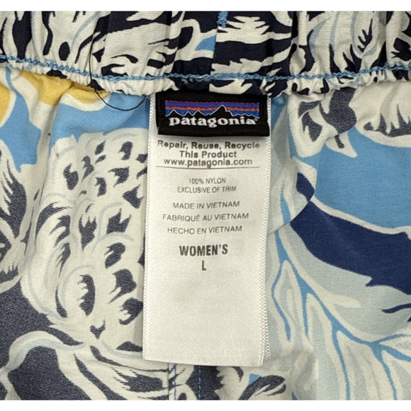 Patagonia Baggies Shorts Womens Large Multicolor 2.5" Inseam Pockets - Picture 3 of 8